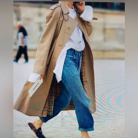 Vintage Burberry tan trench coat 80s - Picture 12 of 12